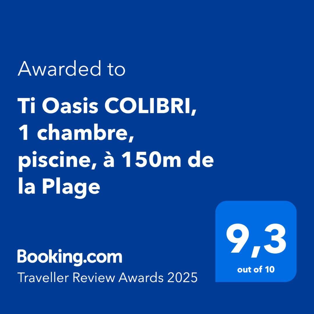 Ti Oasis Colibri, 1 Chambre, Piscine, A 150M De La Plage Sainte-Luce Extérieur photo